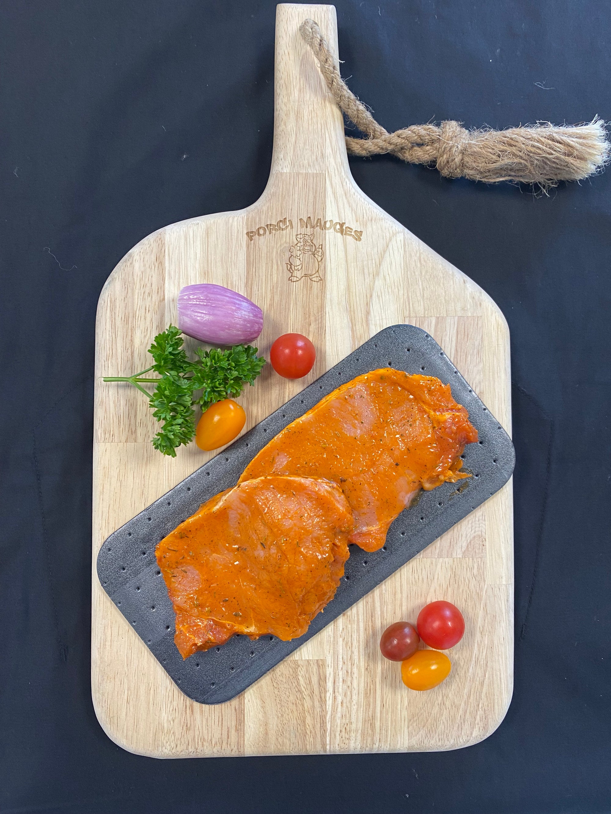COTE DE PORC SANS OS TEX-MEX *2