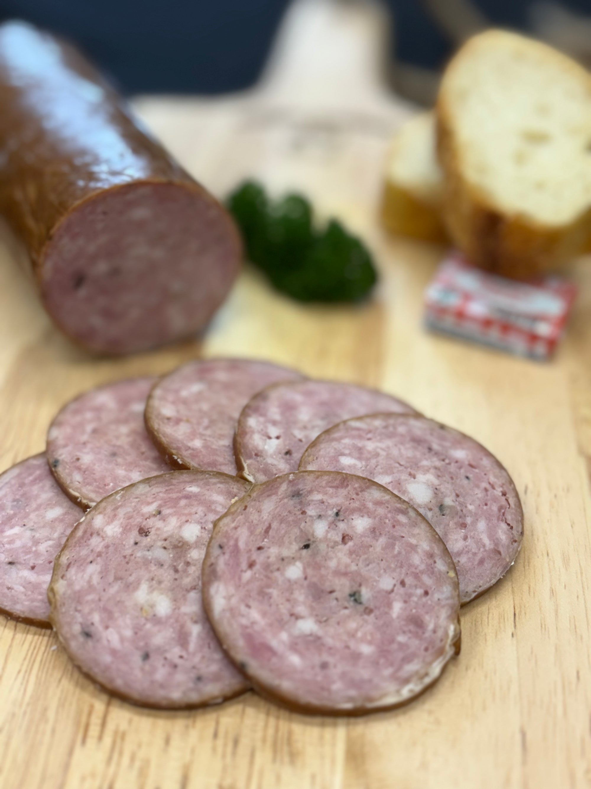 SAUCISSON DE PORC A LAIL FUME